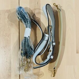 Genuine Leather Handbag Replacement Straps Set - Crossbody & Shoulder - NWT